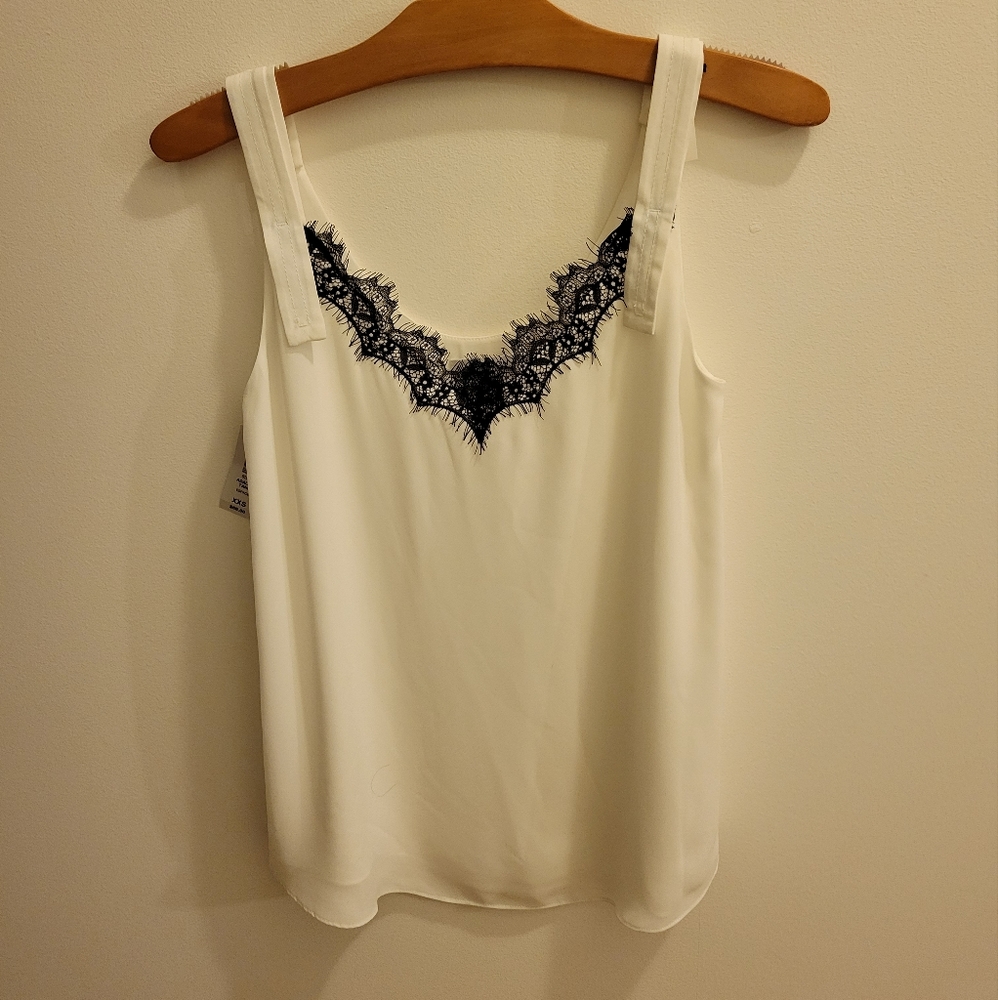 Babaton camisole with lace detail size xxs